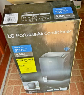 LG  Portable Air Conditioner LP0823GSSM,MEDIUM ROOM 350 SQ.FT. 8000 Btu/hr 120V - Image 1 of 4