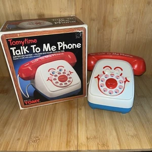 Telefono vintage Tomy Talk To Me made in Singapore - scatola originale. - Foto 1 di 9