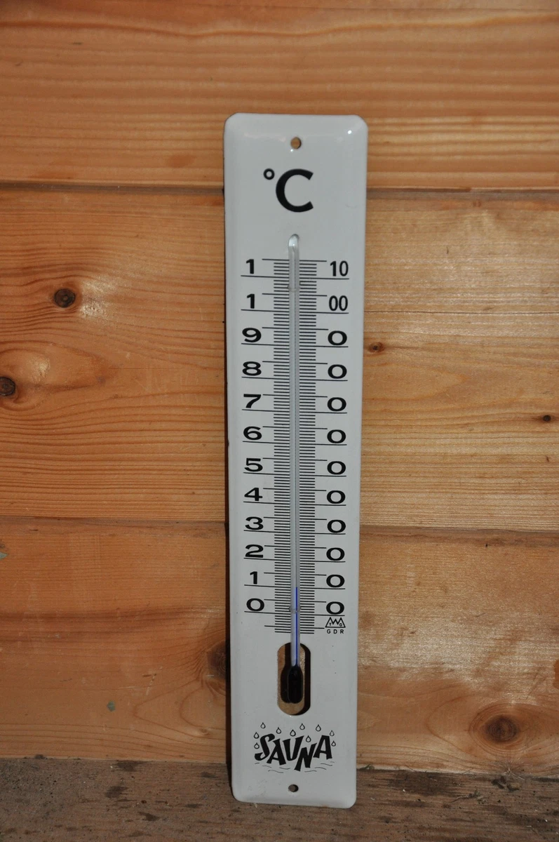 Emaille Thermometer Für Die Hauswand – 40 Cm, Wetterfest, Made In Germany, Ohne Quecksilber