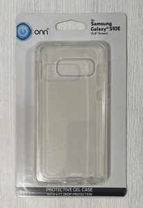 ONN Protective Gel Case W/ 4 ft. Drop Protection for Samsung Galaxy S10E, Clear - Picture 1 of 2