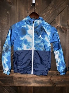 Nike Air Jordan Boys Small 8 10 Jumpman Nylon Windbreaker Spring Jacket Coat - Picture 1 of 3