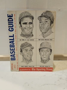 The Sporting News Baseball Official Guide 1972 Paperback Joe Torre Vida Blue - Picture 1 of 6