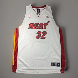Adidas Herren Shaquille O Neal Miami Heat NBA Trikot Vintage weiß Gr. XXL Basketball - Bild 1 von 7