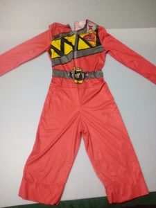 power ranger dino charge red, stained, costume, kids, halloween, polyester - Picture 1 of 14