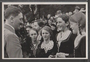 ✔️ 3. REICH SELTENE FOTOKARTE AUS OFFIZIELLES ALBUM "DEUTSCHLAND ERWACHT" 12 X 8 CM - Bild 1 von 2