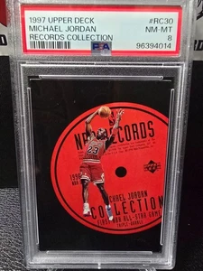1997 Upper Deck Records Collection MICHAEL JORDAN #RC30 PSA 8 - Picture 1 of 2
