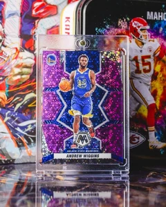 2021-22 Panini Mosaic #159 Andrew Wiggins Purple Fast Break Prizm /50 - Bild 1 von 2