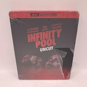 Infinity Pool - Steelbook (4K UHD Blu-ray, 2023, Region Free) Brand New! - Foto 1 di 8
