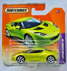 Matchbox Lotus Evora 08 verde lima 2010 8/75 sellado nuevo - Imagen 1 de 2