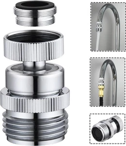 Adattatore Rubinetto con Aeratore, Lavello Tubo Giardino Aeratore-B - Foto 1 di 6