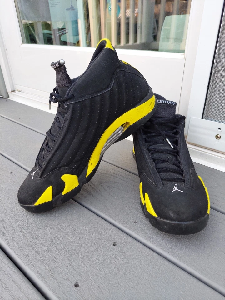 Air Jordan 14 ретро Thunder 2014 кроссовки размер 13 - Изображение 1 из 4