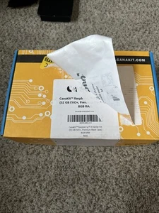 Kit de démarrage Raspberry Pi 4 CanaKit | 32 Go EVO+ | 8 Go de RAM | Boîtier noir premium | - Photo 1/2