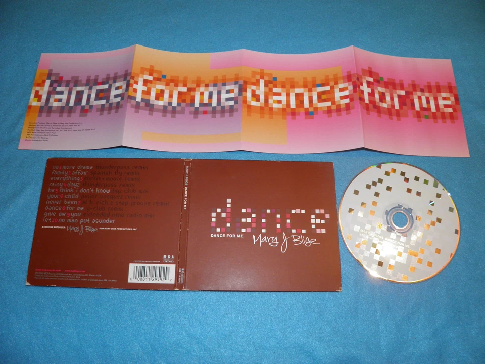Mary J. Blige - Dance For Me -  RARE Digipak CD 10 x Remixes R&B Soul LISTEN - Image 1 of 1