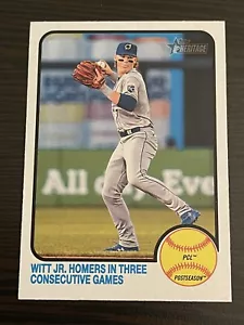 BOBBY WITT JR 2022 Topps Heritage Minor League #105 Rookie Card RC KC ROYALS - Picture 1 of 2