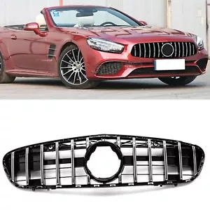 For Benz SL R231 SL Class SL400 SL500 Front Grille Grill GTR 2017 2018-2020 - Foto 1 di 11