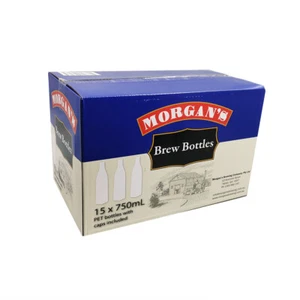 Home Brew 15 x 750ML PET Bottles Screw Top with Box For Beer Cider Mead - Picture 1 of 4