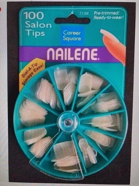 NAILENE CARREIR PONTAS QUADRADAS 5 PACOTES DE 100 - Imagem 1 de 1