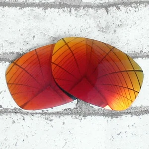 Lenti di ricambio polarizzate per occhiali da sole Oakley Sideways arancione rosso UVA&UVB - Foto 1 di 4
