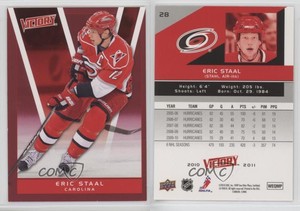 2010-11 Upper Deck Victory Red Eric Staal #28