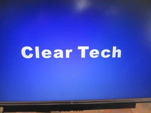 Clear Tech TV Model CTTVLED13NS Prison Transparent Television Tested No Remote - Picture 1 of 13
