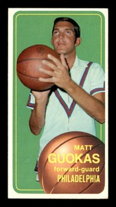 1970 Topps #124 Matt Guokas RC EX+ X2751343