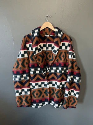 Cárdigan sudadera Cabin Creek para mujer Aztech multicolor talla grande Foto 1 de 3