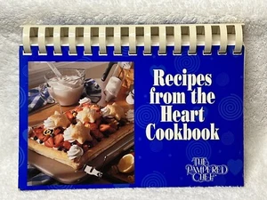 Recipes From The Heart Cookbook Pampered Chef Spiral Bound 1997/Vintage EUC - Imagen 1 de 4