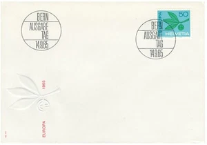 SWITZERLAND  EUROPE TREES  LEAVES FDC ILLUSTRATED COVER EUROPA  LOT(SWISS  47) - Picture 1 of 1