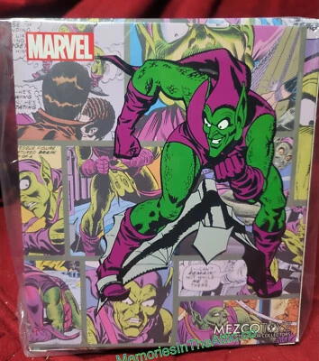 MEZCO One:12 Marvel Green Goblin Deluxe planador fantasma abóbora sapo bombas 5 cabeças - Imagem 1 de 4