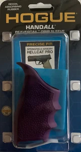 Hogue 18326 Springfield Armory Hellcat PRO: HandALL Beavertail Grip - Purple - Picture 1 of 4