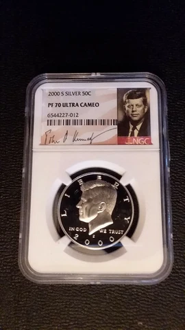 2000-S SILVER NGC PF70 ULTRA CAMEO JFK HALF ** RARE PERFECT MILLENNIUM PROOF ** Cover