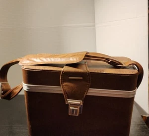 Vintage 12 x 6 x 9 Camera Bag Hard Case; Travel Case; Adj Strap - Picture 1 of 10