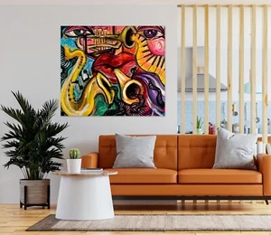3D Cute Trumpet I5420 Wall Stickers Wall Mural Decals Jacqueline Reynoso Erin - Picture 1 of 10
