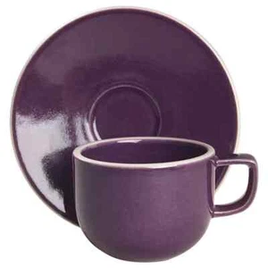 Sasaki Colorstone Pflaume Tasse & Untertasse - Bild 1 von 1