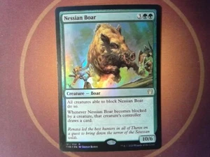 Foil Nessian Boar - Theros: Beyond Death - Magic the Gathering Green - Picture 1 of 1