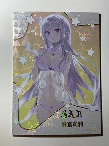 Emilia Re:Zero Dress SAR ACG Goddess Story Waifu Card Holo Girl Anime Sexy Cute - Picture 1 of 7