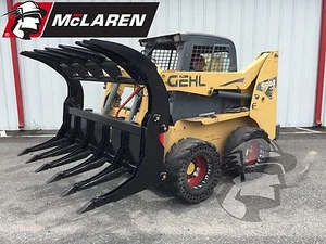 McLaren Heavy Duty Universal Fit Skid Steer Log Grapple 76" Wide - Picture 1 of 24