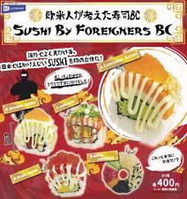 RAINBOW Sushi By Foreigners BC All 5 types set Full Comp Gacha Capsule Toy Japan