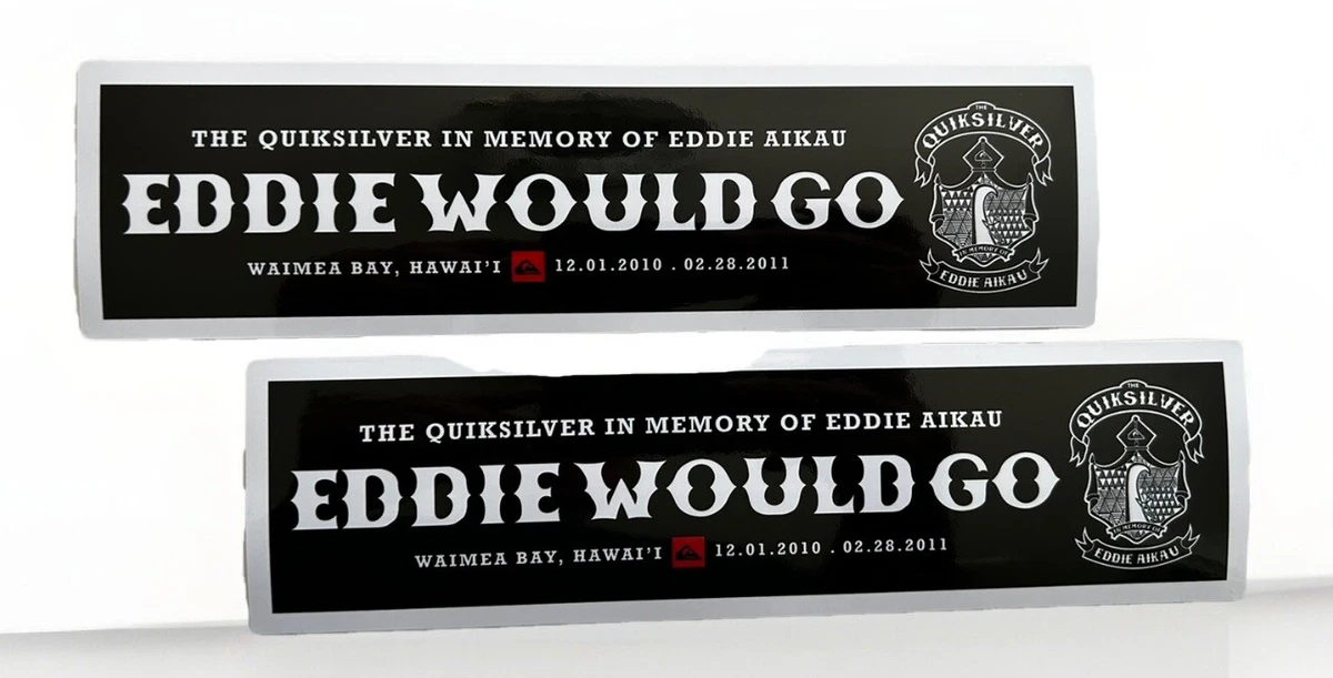 Eddie Would Go Sticker for sale - eBay