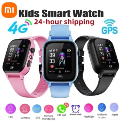 Xiaomi Kids 2G Smart Watch SOS GPS Location Video Call Sim Card Child Waterproof - Image 1 of 4