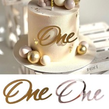 Topper per torta acrilico buon compleanno ''Uno'' per Natale del bambino✨l compleanno / M7J8