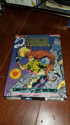 Cyborgirl PC Classic Pinball Game 3.5 Disk 1994 B&N Software NEW SEALED - Image 1 of 2