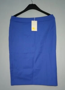 *BODEN* Blue Wool Mix Midi Straight & Pencil Skirt / Size UK 12 - Picture 1 of 4