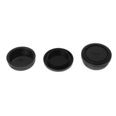 Front Body Cap & Rear Lens Cap Replacement for Olympus OM SLR Camera