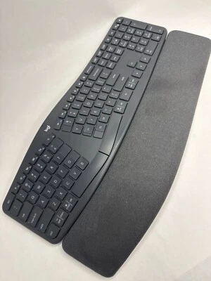 Logitech ERGO K860 Wireless Ergonomic Split Keyboard Bluetooth With usb Dongle - Image 1 of 4