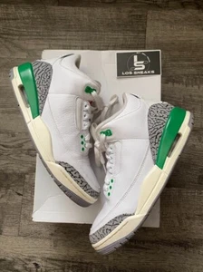Size 9w/7.5m - Air Jordan 3 Retro Lucky Green W - Picture 1 of 5