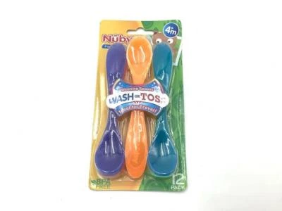 Nuby Wash or Toss 12 Pack Weaning Spoons - Image 1 of 3