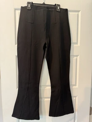 Slim Factor Pants by Investments Women’s Black Capri Flare Ponte Size Medium - Image 1 of 4