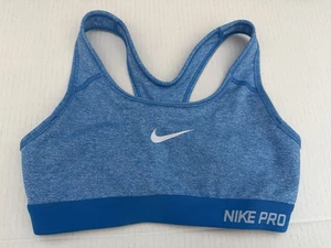 Nike Pro Dri-Fit Light Baby Blue Racerback Damen Sport BH - Größe XS - Bild 1 von 3