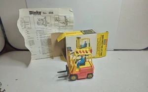 DINKY TOYS ANCIEN #404 CONVEYANCER FORK LIFT TRUCK EN BOITE+NOTICE #2 bm - Picture 1 of 15